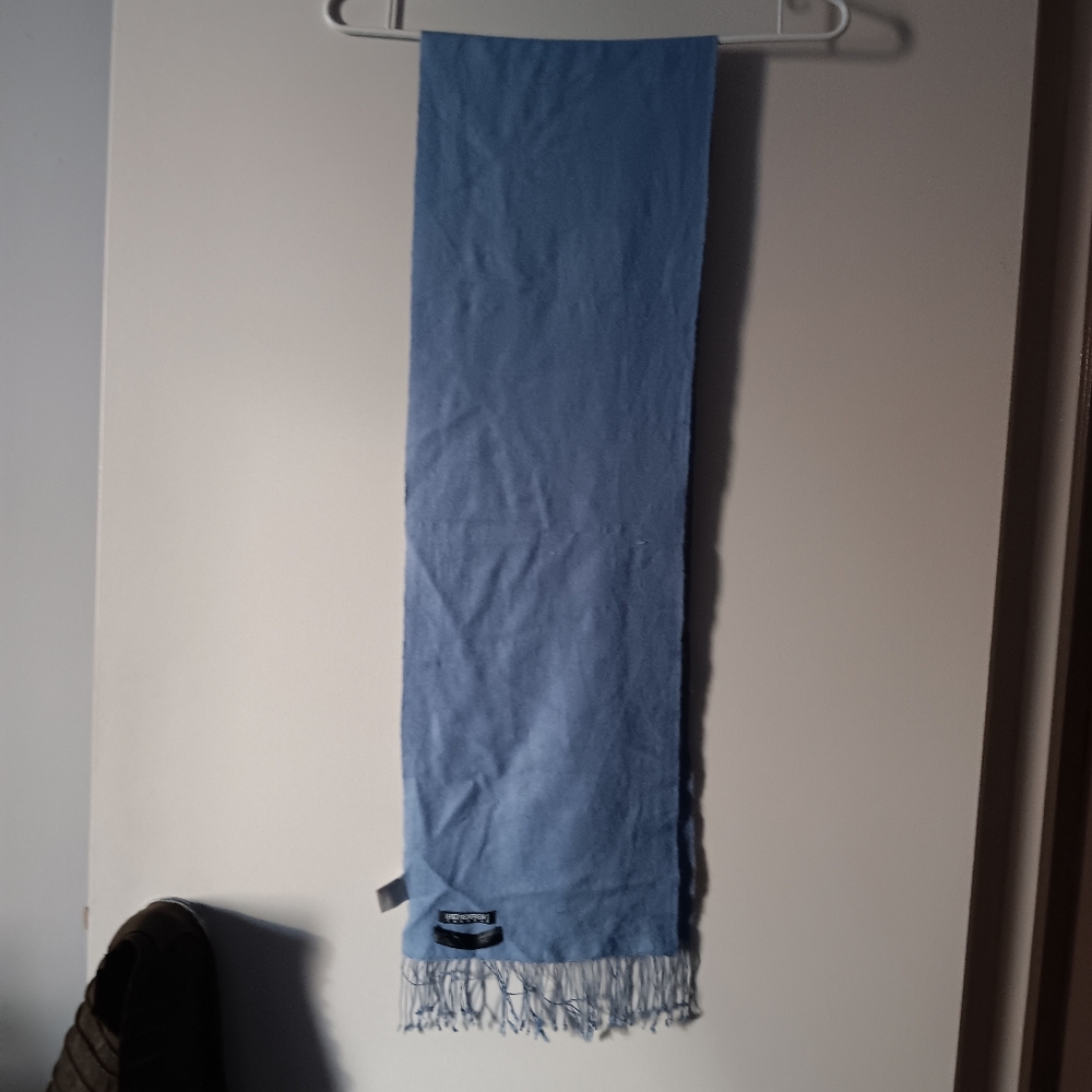 PORTOLANO x Holt Renfrew Sky Periwinkle Blue Cashmere Small Pashmina